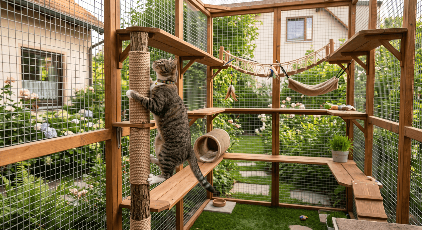 全室內飼養 vs. 戶外放風